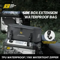 PanTop® – Alüminyum Motosiklet Yan Çanta Üst Çantaları (2’li Set)