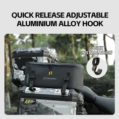 PanTop® – Alüminyum Motosiklet Yan Çanta Üst Çantaları (2’li Set)