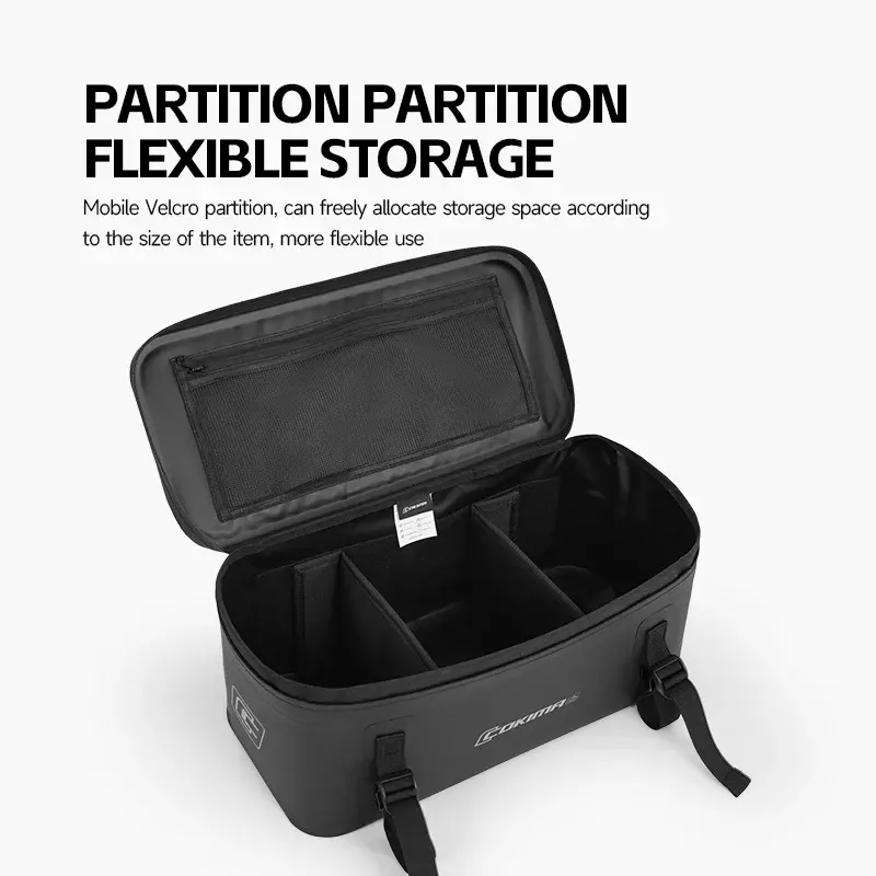 PanTop® – Alüminyum Motosiklet Yan Çanta Üst Çantaları (2’li Set)