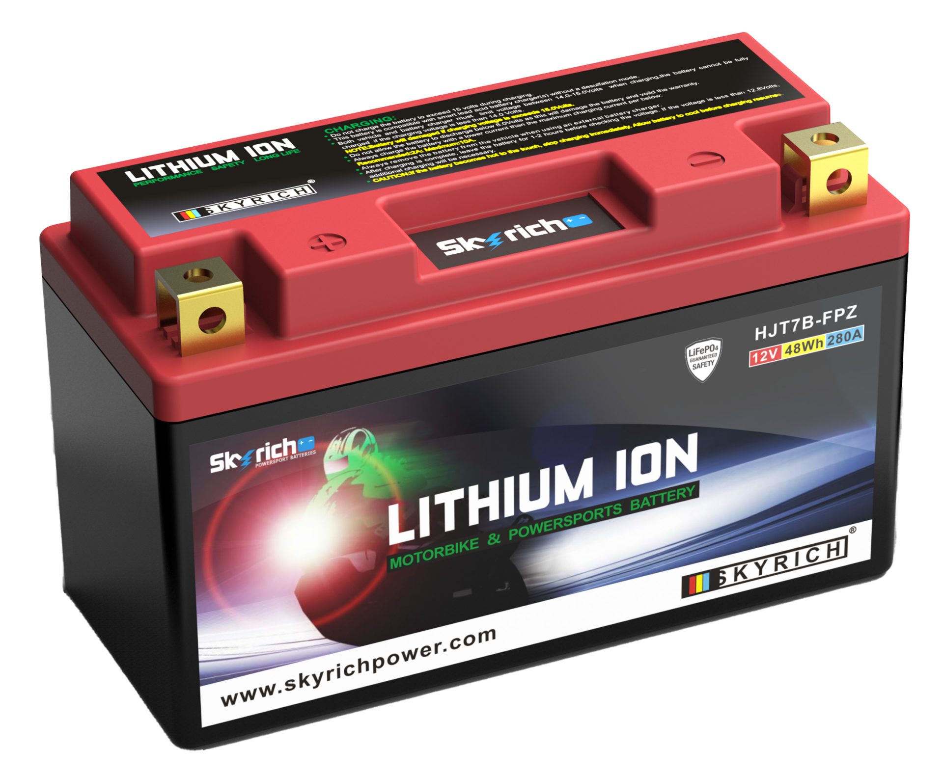 HJT7B-FPZ Skyrich Lityum Akü 12.8V 4Ah 280CCA 113*70*105
