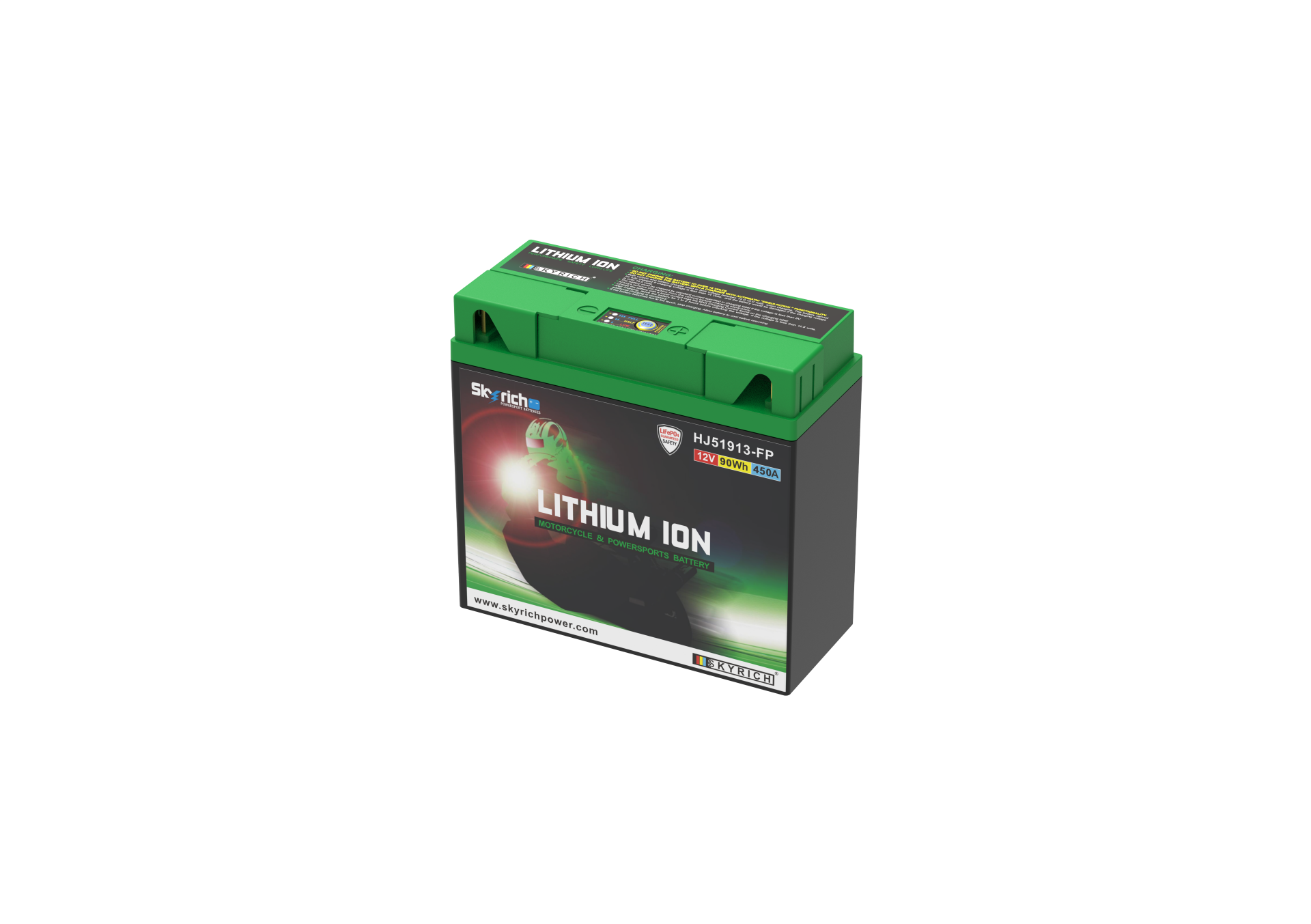 HJ51913-FP Skyrich Lityum Akü 12.8V 8Ah 450CCA 181*77*170