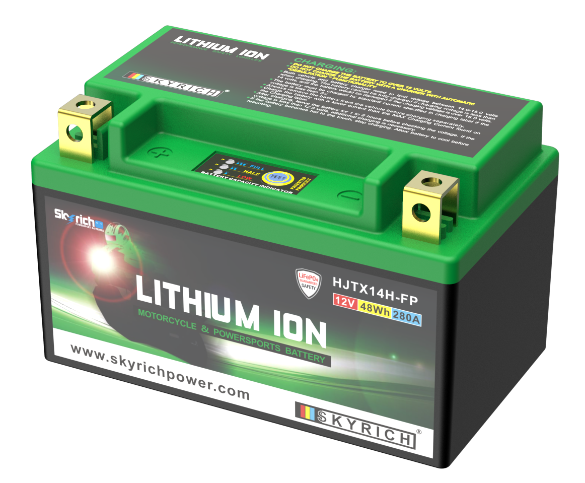 HJTX14H-FP Skyrich Lityum Akü 12.8V 4Ah 280CCA 150*87*93